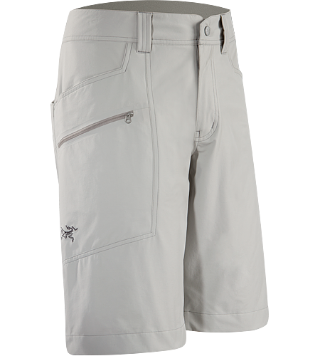 Perimeter Short Men's Mid-weight, articulated hiking shorts, designed and patterned for enhanced freedom of movement and comfort.