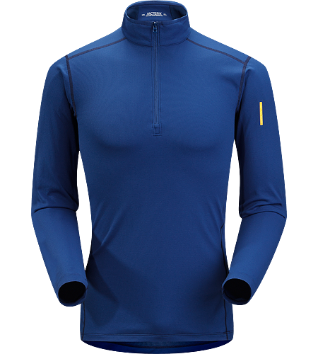 Phase AR Zip Neck LS Men's Newly redesigned with enhanced textile and composite construction. Lightly insulated, zip-neck base layer, designed for use during aerobic activities in cooler conditions.