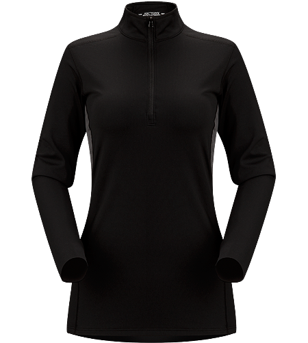 Phase AR Zip Neck LS Women's Newly redesigned with enhanced textile and composite construction. Lightly insulated, zip-neck base layer, designed for use during aerobic activities in cooler conditions.