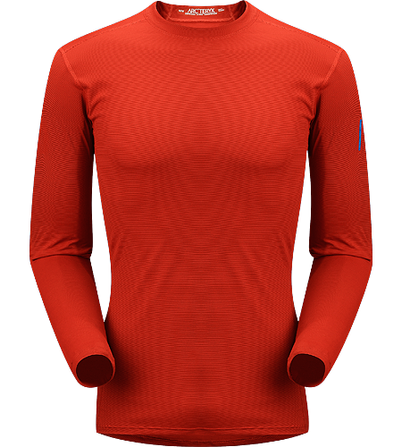 Phase SL Crew LS Men's Newly redesigned with enhanced textile and composite construction. Moisture-wicking base-layer, constructed using odour-control fabric; Ideal as lightweight insulation layer during aerobic activities