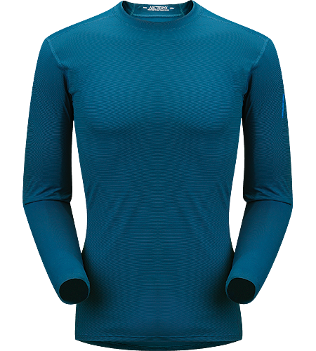 Phase SL Crew LS Men's Newly redesigned with enhanced textile and composite construction. Moisture-wicking base-layer, constructed using odour-control fabric; Ideal as lightweight insulation layer during aerobic activities