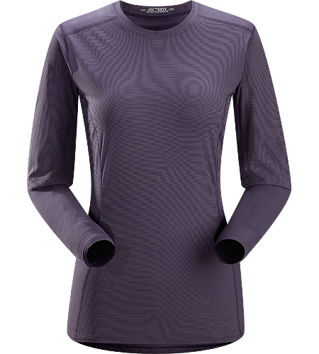 Phase SL Crew LS Women's Newly redesigned with enhanced textile. Moisture-wicking base-layer, constructed using odour-control fabric; Ideal as lightweight insulation layer during aerobic activities
