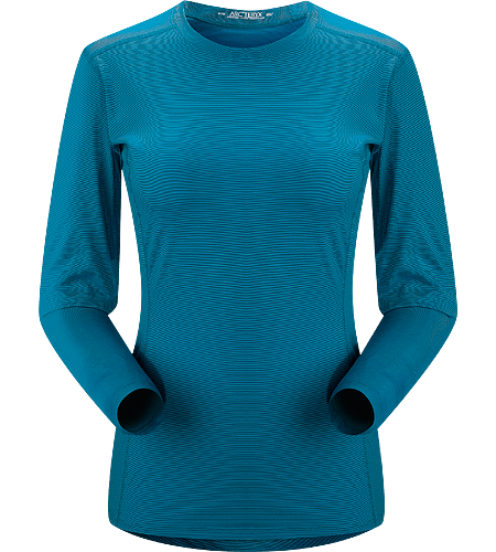 Phase SL Crew LS Women's Newly redesigned with enhanced textile. Moisture-wicking base-layer, constructed using odour-control fabric; Ideal as lightweight insulation layer during aerobic activities