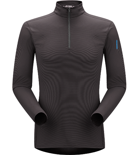 Phase SL Zip Neck LS Men's Newly redesigned with enhanced textile. Moisture-wicking base-layer with zip neck, constructed using odour-control fabric; Ideal as lightweight insulation layer during aerobic activities