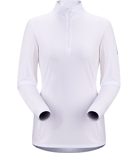 Phase SL Zip Neck LS Women's Newly redesigned with enhanced textile. Moisture-wicking base-layer with zip neck, constructed using odour-control fabric; Ideal as lightweight insulation layer during aerobic activities