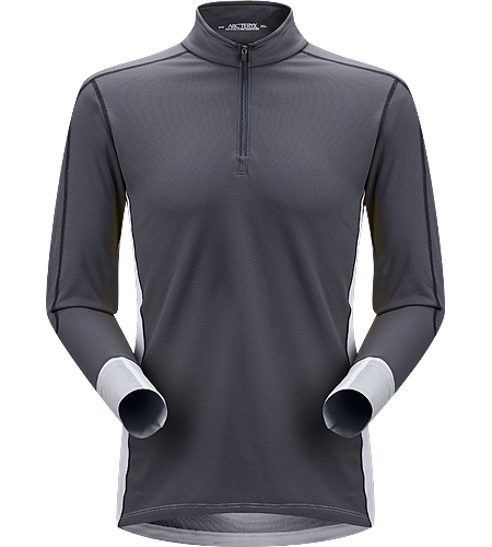 Phase SV Comp LS Men's Newly redesigned with enhanced textile. Breathable, quick drying, long sleeved base layer top constructed using two weights of performance Phasic™ fabrics that disperse moisture quickly to increase comfort during high-output activity.