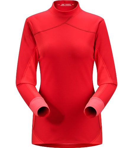 Phase SV Comp LS Women's Newly redesigned with enhanced textile. Breathable, quick drying, long sleeved top constructed using two weights of performance Phasic™ fabrics that disperse moisture quickly to increase comfort during high-output activity.