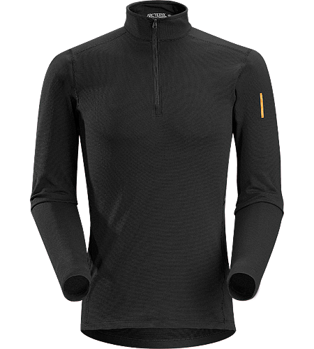Phase SV Zip Neck LS Men's Newly redesigned with enhanced textile and composite construction. Moisture-wicking base layer zip neck top, constructed using odour-control fabric; Ideal as mid-level insulation during stop-and-go activities.