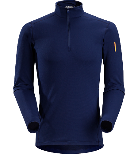 Phase SV Zip Neck LS Men's Newly redesigned with enhanced textile and composite construction. Moisture-wicking base layer zip neck top, constructed using odour-control fabric; Ideal as mid-level insulation during stop-and-go activities.