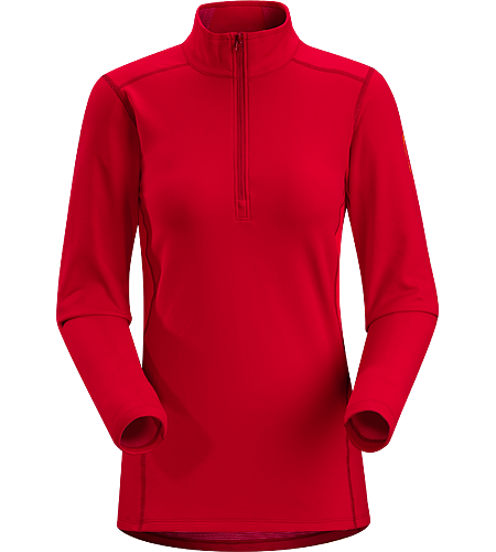 Phase SV Zip Neck LS Women's Newly redesigned with enhanced textile and composite construction. Moisture-wicking base layer, constructed using odour-control fabric; Ideal as mid-level insulation during stop-and-go activities.