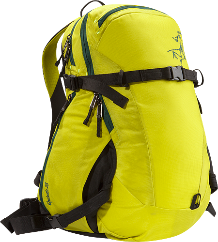 Quintic 28 Sac-à-dos confortable et robuste avec un panneau dorsal courbé et un système de fixation des skis/snowboards, parfait pour une utilisation de tous les jours et les excursions de jour.