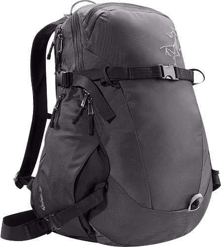 Quintic 28 Sac-à-dos confortable et robuste avec un panneau dorsal courbé et un système de fixation des skis/snowboards, parfait pour une utilisation de tous les jours et les excursions de jour.