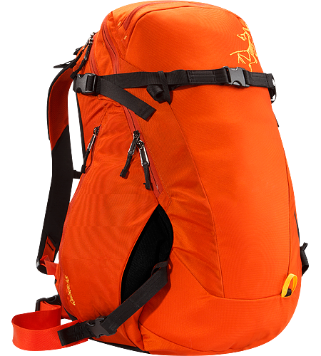 Quintic 38 Sac-à-dos confortable et robuste avec un panneau dorsal courbé et un système de fixation des skis/snowboards, parfait pour les excursions de jour.