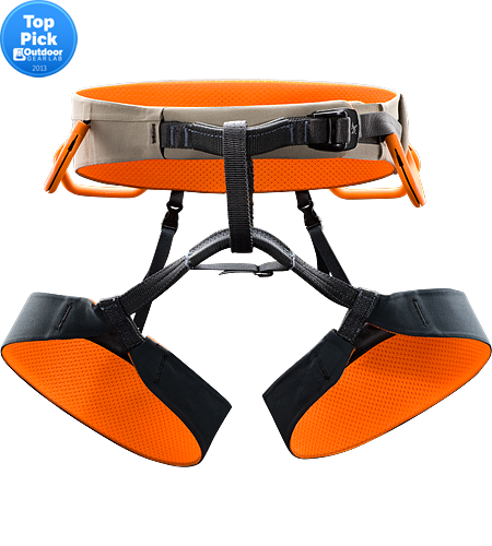 R·300 Men's Functional, lightweight rock climbing harness, with a wider swami belt constructed with Warp Strength Technology® and conical-shaped leg loops for ultimate comfort