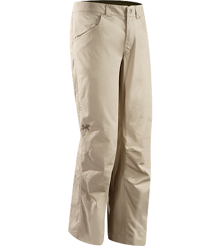 Renegade Pant Men's Lightweight canvas travel pants designed with subtle articulation for increased freedom of movement