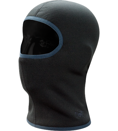 Rho AR Balaclava Eine das Gesicht vollständig umschließende Sturmhaube aus leicht gefüttertem Polartec® Power Stretch®-Textil.