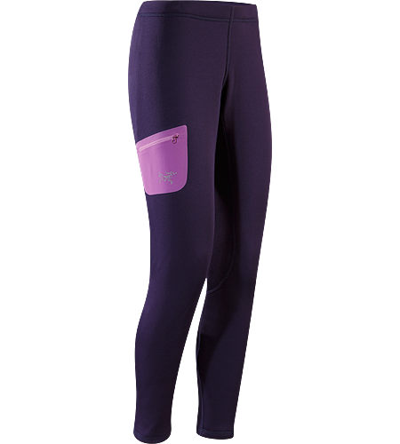 Rho AR Bottom Women's Versatile, mid-weight, insulated tight that can be worn as an insulated base layer, or as a stand-alone outer layer during cool-weather workouts