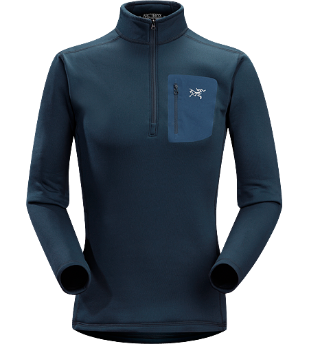 Rho AR Zip Neck Men's Breathable, moisture-wicking, insulated jersey with collar zip to aid with temperature regulation