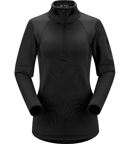 Rho AR Zip Neck Women's Breathable, moisture-wicking, insulated jersey with collar zip to aid with temperature regulation