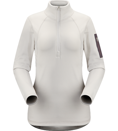 Rho AR Zip Neck Women's Breathable, moisture-wicking, insulated jersey with collar zip to aid with temperature regulation