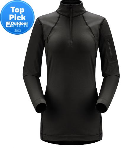 Rho LT Zip Neck Women's Newly redesigned with enhanced textile and a revised fit. Lightweight, moisture-wicking base layer shirt with odour-control fabric.