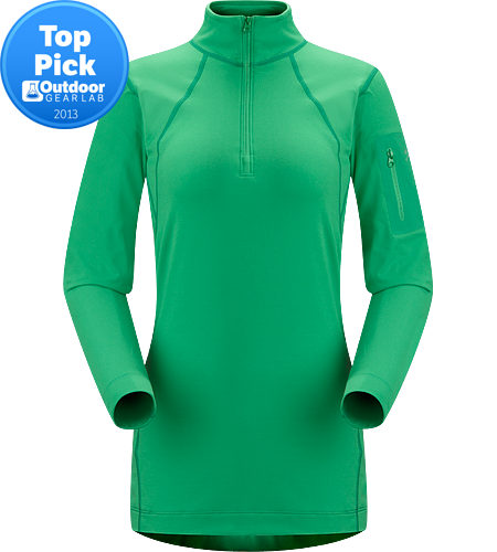 Rho LT Zip Neck Women's Newly redesigned with enhanced textile and a revised fit. Lightweight, moisture-wicking base layer shirt with odour-control fabric.