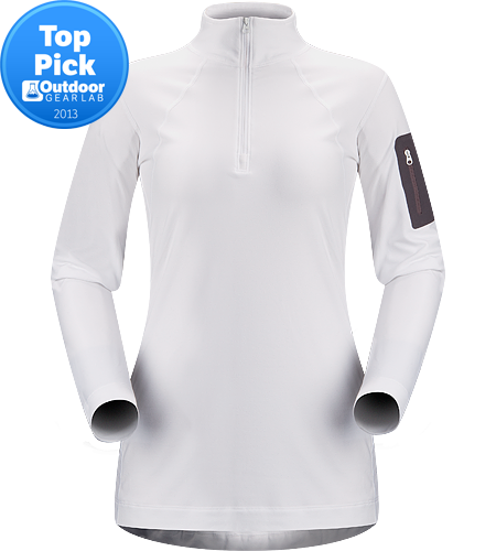 Rho LT Zip Neck Women's Newly redesigned with enhanced textile and a revised fit. Lightweight, moisture-wicking base layer shirt with odour-control fabric.