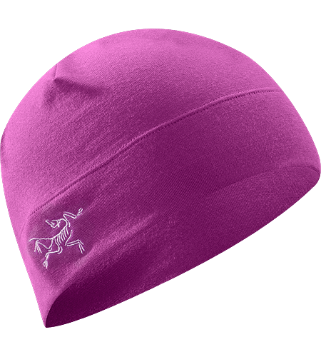 Rho LTW Beanie Lightweight Wool/Spandex mix beanie with embroidered bird logo