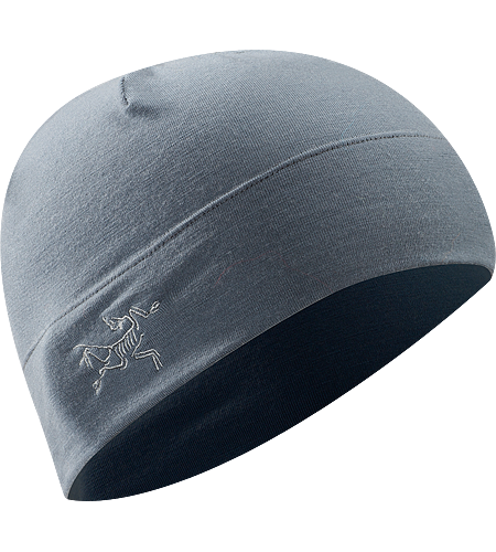 Rho LTW Beanie Lightweight Wool/Spandex mix beanie with embroidered bird logo