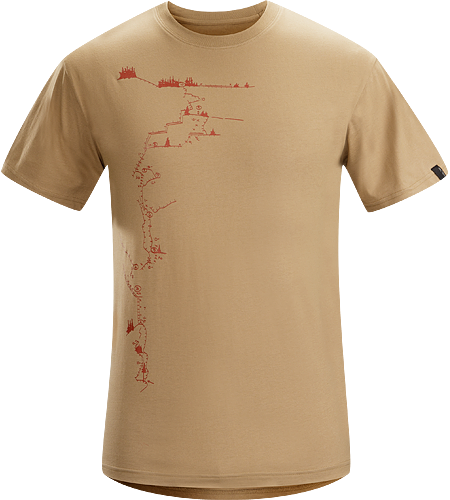 Route A-Plus T-Shirt Men's 100% cotton, short-sleeved t-shirt with illustrated graphic