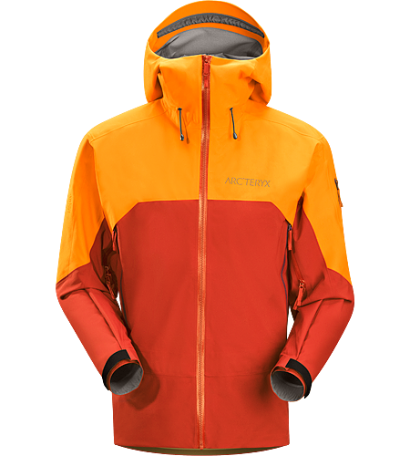 Rush Jacket Men's Waterproof, breathable and durable jacket designed for big mountain adventures and on/off piste skiing and riding. Anatomically patterned for easy layering and enhanced mobility out on the slopes.