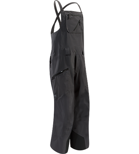 Sabre Full Bib Pant Men's Waterproof, lightly insulated, relaxed fit bit pant with large cargo pockets for plenty of storage. Intended for extended use on long, deep snow days