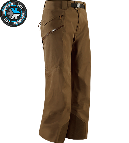 Sabre Pant Men's Neu überarbeitet mit verbessertem GORE-TEX® Pro-Gewebe, das eine weichere Oberfläche aufweist, sowie „Slide ‘n Loc™“-Druckknopfverschluss. Leicht gefütterte, wasserdichte GORE-TEX®-Hose für Snowboarder und Skifahrer.