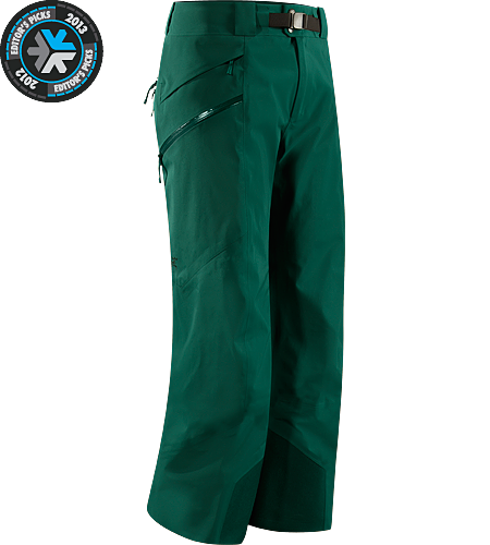 Sabre Pant Men's Built for riders/skiers, a lightly insulated, waterproof, GORE-TEX® pant with a Slide 'n Loc snap system to attach the jacket to pants, constructed using enhanced GORE-TEX® Pro fabric with a softer face.