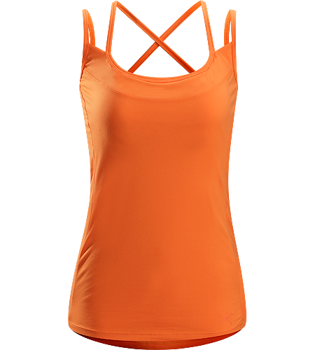 Senna Tank Women's Trim fit tank top with comfort straps and a built-in shelf bra
