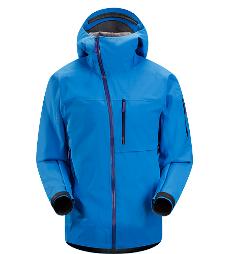 Sidewinder Jacket Men's Newly redesigned with enhanced GORE-TEX® fabric with a softer face and Slide 'n Loc snap system. Tough waterproof hardshell jacket with Storm Hood. Sidewinder front zipper curves away from your face.
