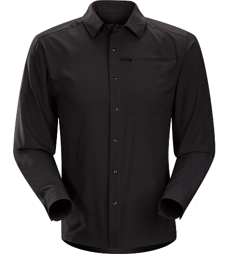 Skyline Shirt LS Men's Super lightweight, moisture-wicking long sleeve shirt with a standard button collar and a soft hand, perfect for summer days