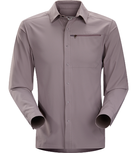 Skyline Shirt LS Men's Super lightweight, moisture-wicking long sleeve shirt with a standard button collar and a soft hand, perfect for summer days