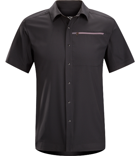 Skyline Shirt SS Men's Superleichtes, atmungsaktives Hemd mit Standard-Knopfkragen und weichem Griff – perfekt für warme Sommertage.