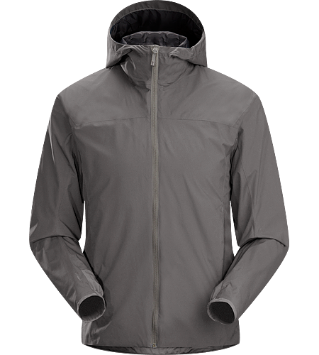 Solano Jacket Men's Newly redesigned with adjustable hood and additional length. A lightweight and breathable, lined WINDSTOPPER® hooded jacket with articulated patterning for active use.