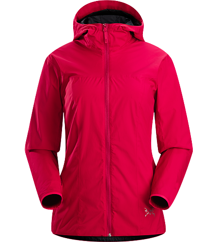 Solano Jacket Women's Newly redesigned with adjustable hood and additional length. A lightweight and breathable, lined WINDSTOPPER® hooded jacket with articulated patterning for active use.