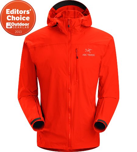 Squamish Hoody Men's Super lightweight, durable and compressible hooded jacket; Ideal as a wind resistant layer for warm weather activities