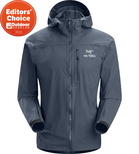 Squamish Hoody Men's Super lightweight, durable and compressible hooded jacket; Ideal as a wind resistant layer for warm weather activities