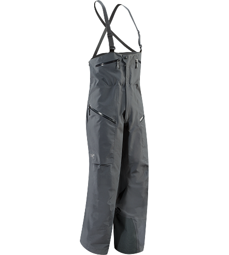Stinger Bib Men's Newly redesigned with a higher bib, large volume thigh pockets, and an enhanced fit. Durable and waterproof bib pant, patterned for gender specific articulation.