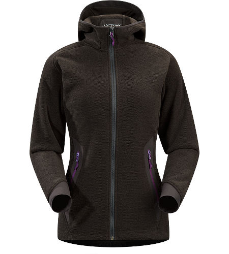 Strato Veste à Capuche Femme Sweat à capuche pour les sports de neige, isolant et respirant, avec capuche au bord laminé, conçu pour les superpositions.