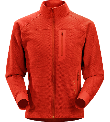 Strato Jacket Men's Moisture-wicking, breathable, mid-layer fleece jacket designed for snowsport activities