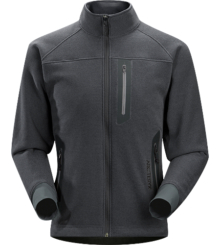 Strato Jacket Men's Moisture-wicking, breathable, mid-layer fleece jacket designed for snowsport activities