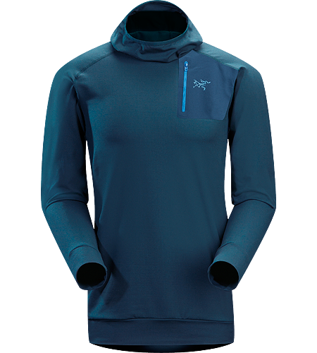 Stryka Hoody Men's A trim fitted, cold weather, base layer with a balaclava style hood