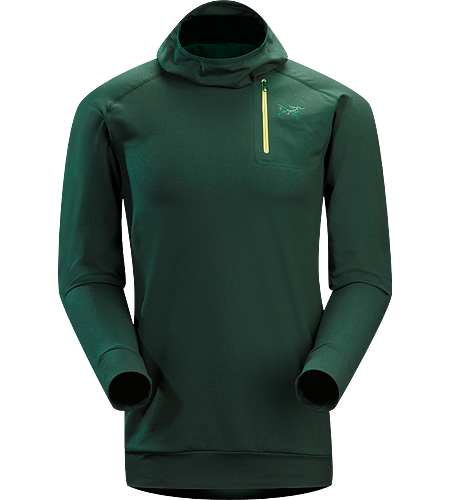 Stryka Hoody Men's A trim fitted, cold weather, base layer with a balaclava style hood