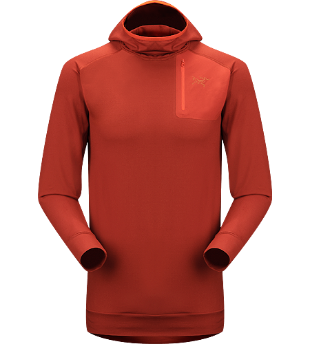 Stryka Hoody Men's A trim fitted, cold weather, base layer with a balaclava style hood